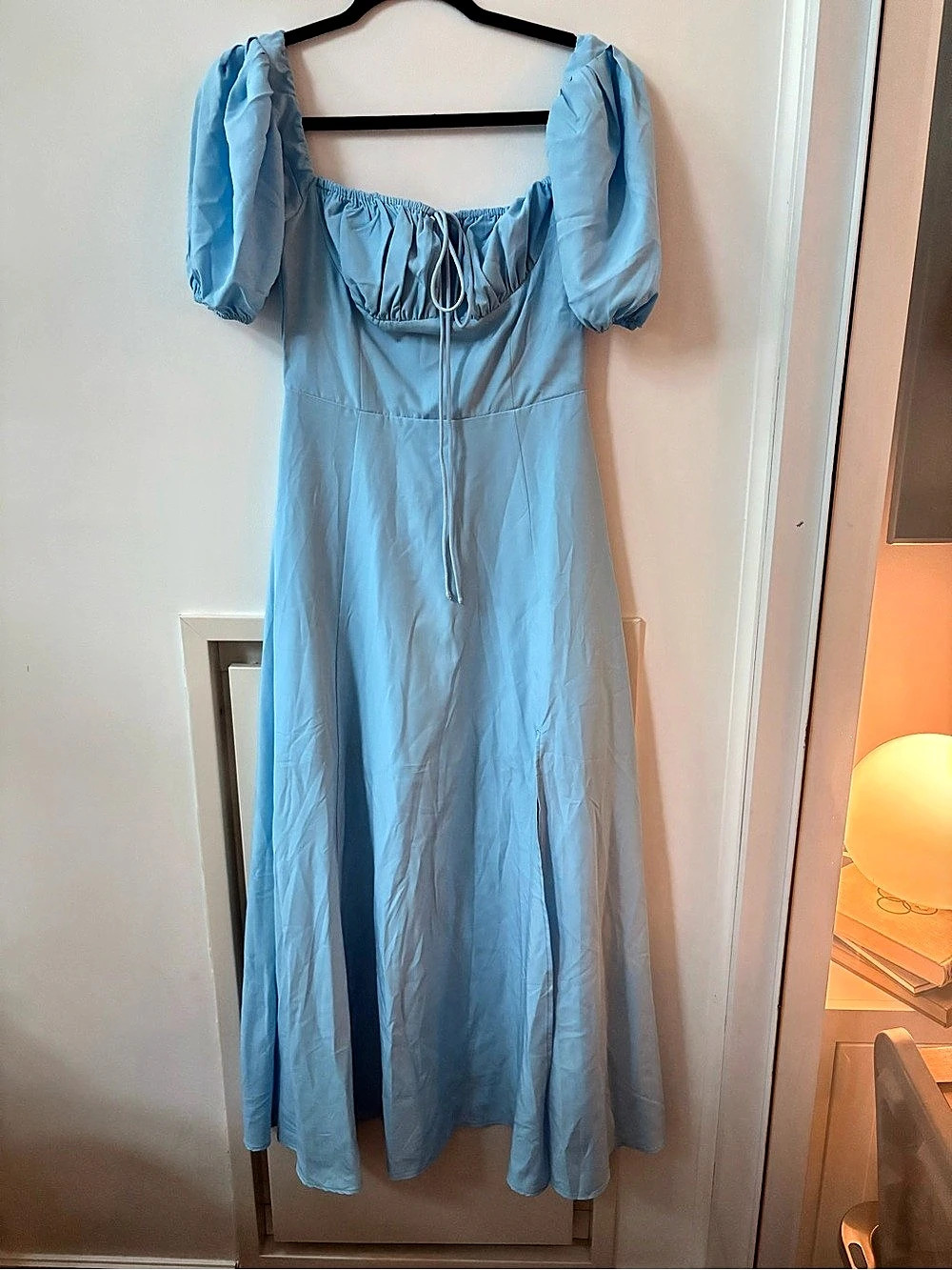 House of CB Inspired Puff Sleeve Maxi Dress